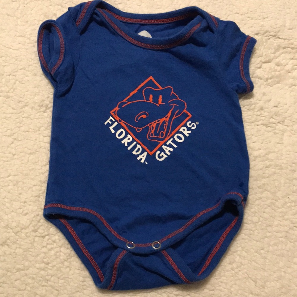 University of Florida Gators NCAA blue baby onesie Size 0-3M